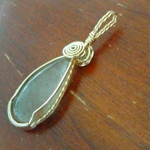 Vintage Crystal charm for necklace